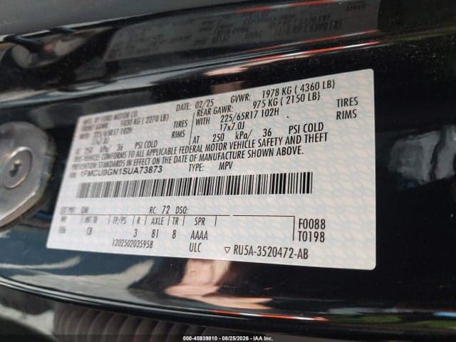 2025 FORD ESCAPE ACTIVE 9