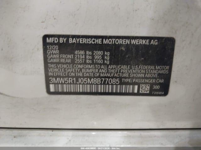 2021 BMW 330I 9