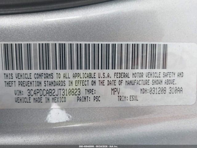 2018 DODGE JOURNEY SE 9
