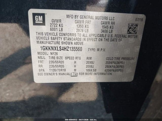 2017 GMC ACADIA DENALI 9