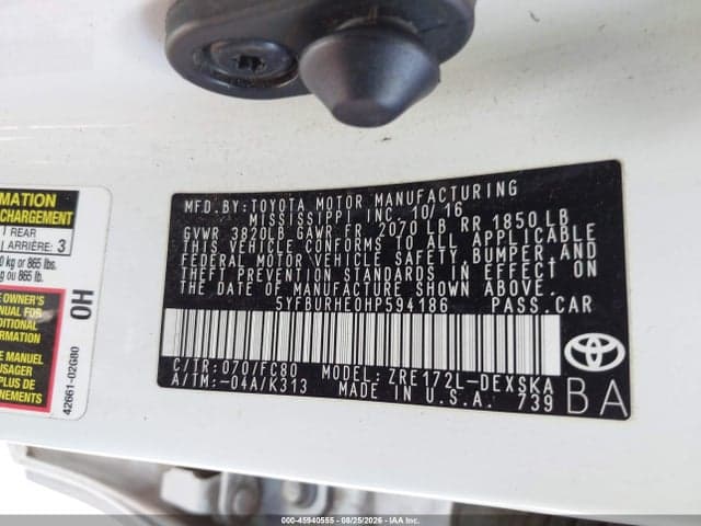2017 TOYOTA COROLLA SE 9
