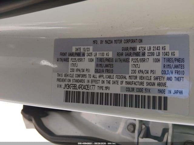 2024 MAZDA CX-5 2.5 S SELECT 9