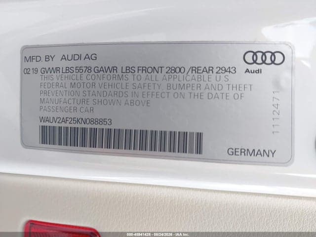 2019 AUDI A7 55 PREMIUM 9