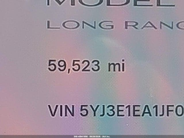 2018 TESLA MODEL 3 LONG RANGE/MID RANGE 5