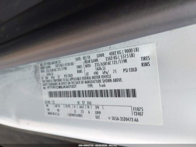 2018 FORD TRANSIT-250 9