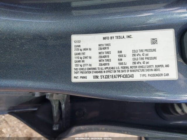 2023 TESLA MODEL 3 REAR-WHEEL DRIVE 9