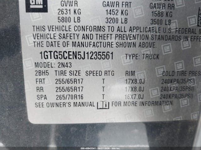 2018 GMC CANYON SLE 9