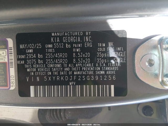 2025 KIA SORENTO X-LINE SX 9