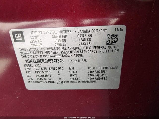 2017 GMC TERRAIN SLE-1 9