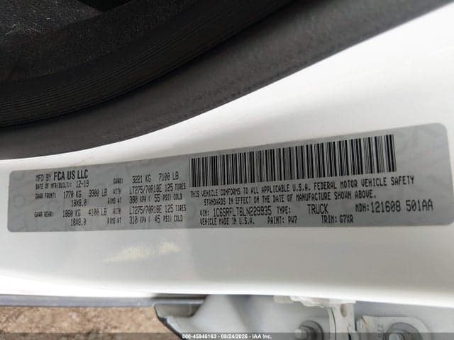 2020 RAM 1500 REBEL 4X4 5'7 BOX 9