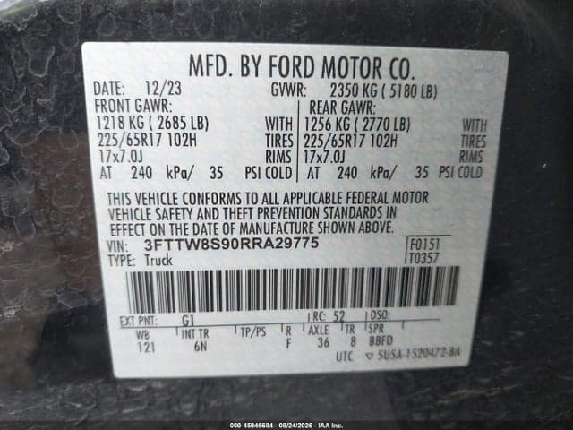 2024 FORD MAVERICK LARIAT 9