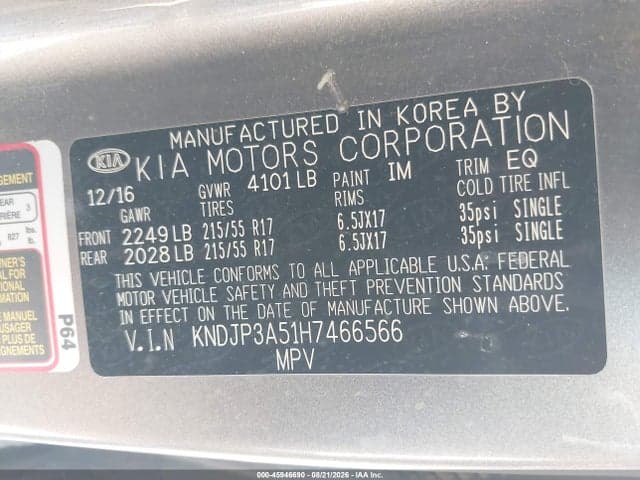 2017 KIA SOUL + 10