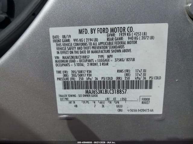 2020 FORD ECOSPORT TITANIUM 9