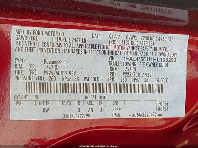 2017 FORD C-MAX ENERGI SE 9