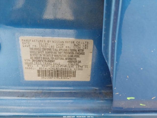 2024 NISSAN VERSA 1.6 SR 9