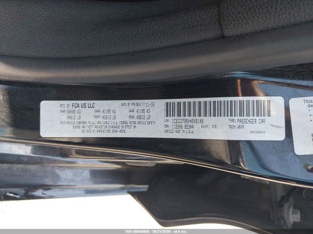 2017 CHRYSLER 200 TOURING 9
