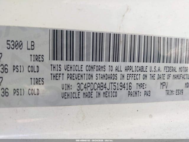 2018 DODGE JOURNEY SE 9