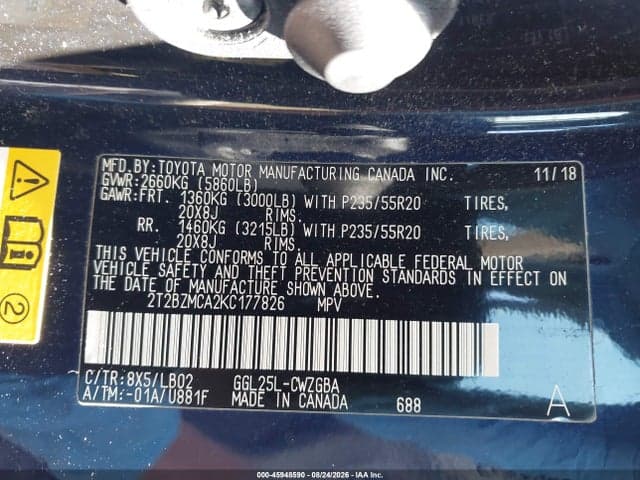 2019 LEXUS RX 350 9