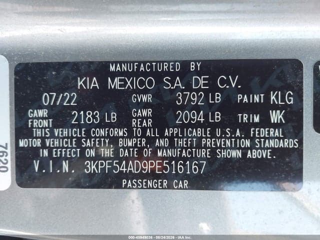 2023 KIA FORTE GT-LINE 9