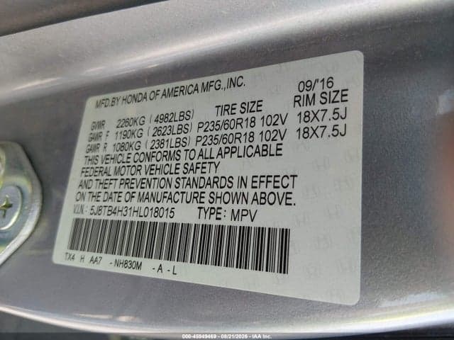 2017 ACURA RDX ACURAWATCH PLUS PACKAGE 2