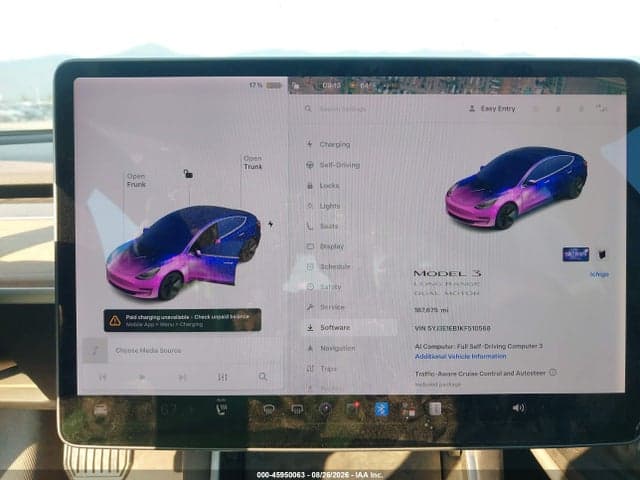 2019 TESLA MODEL 3 LONG RANGE/PERFORMANCE 7