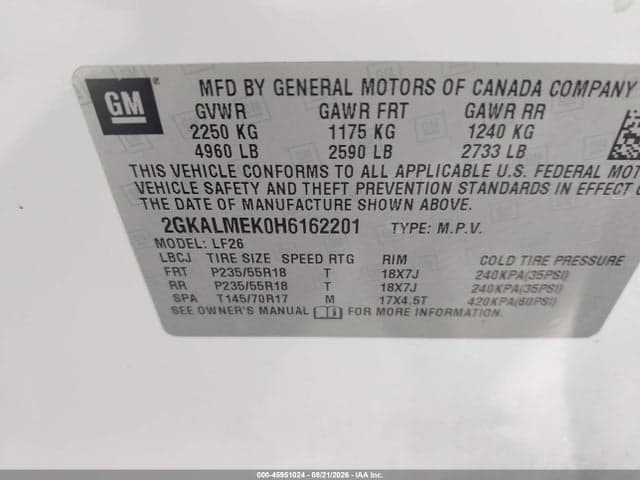 2017 GMC TERRAIN SLE-1 9