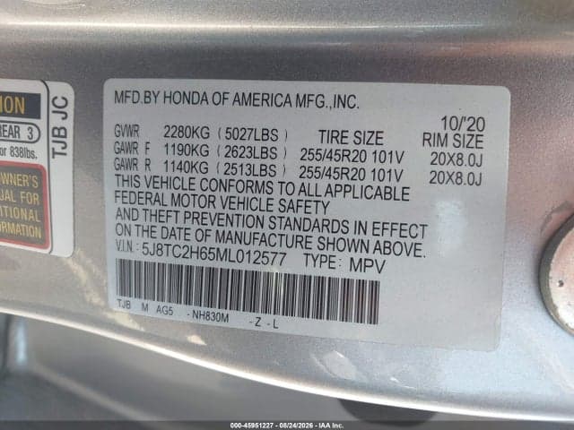 2021 ACURA RDX A-SPEC PACKAGE 9