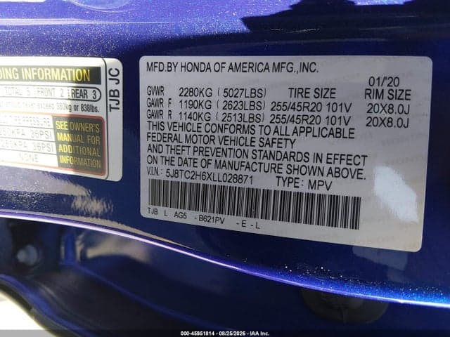 2020 ACURA RDX A-SPEC PACKAGE 9