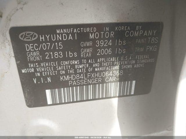 2017 HYUNDAI ELANTRA SE 9