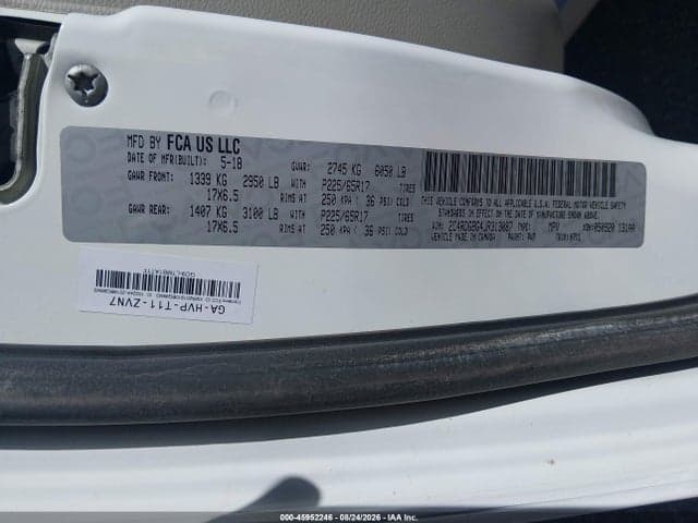 2018 DODGE GRAND CARAVAN SE 9