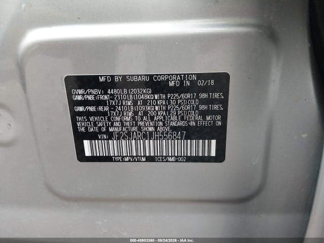 2018 SUBARU FORESTER 2.5I LIMITED 9