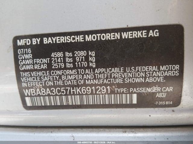 2017 BMW 320I XDRIVE 9