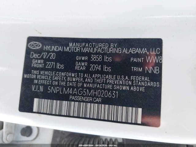 2021 HYUNDAI ELANTRA SEL 9