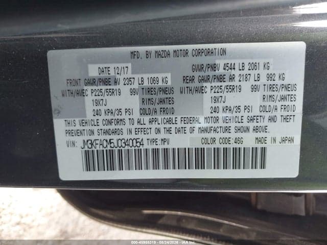 2018 MAZDA CX-5 TOURING 9