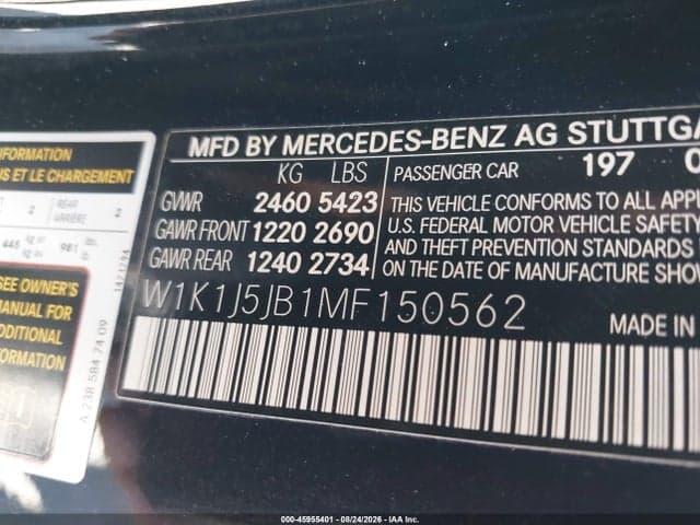 2021 MERCEDES-BENZ E 450 9