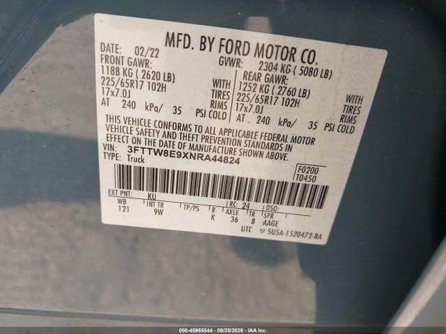 2022 FORD MAVERICK XL 9