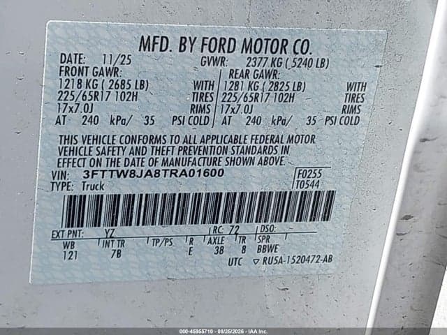 2026 FORD MAVERICK XLT 9