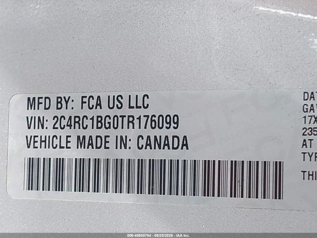 2026 CHRYSLER PACIFICA SELECT 9