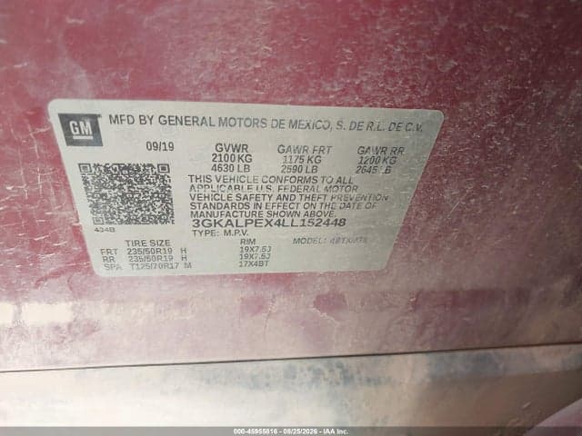 2020 GMC TERRAIN FWD SLT 9