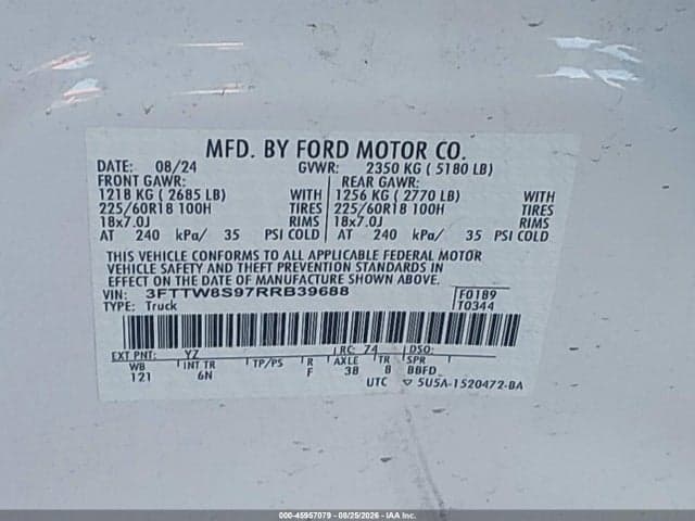 2024 FORD MAVERICK LARIAT 9