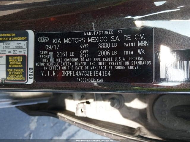 2018 KIA FORTE LX 9
