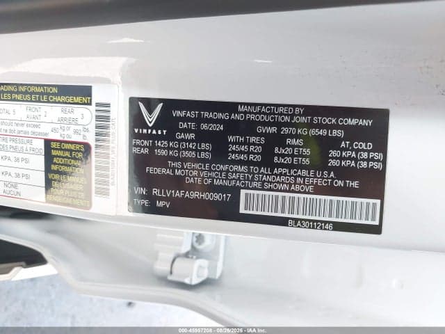 2024 VINFAST VF 8 PLUS 9