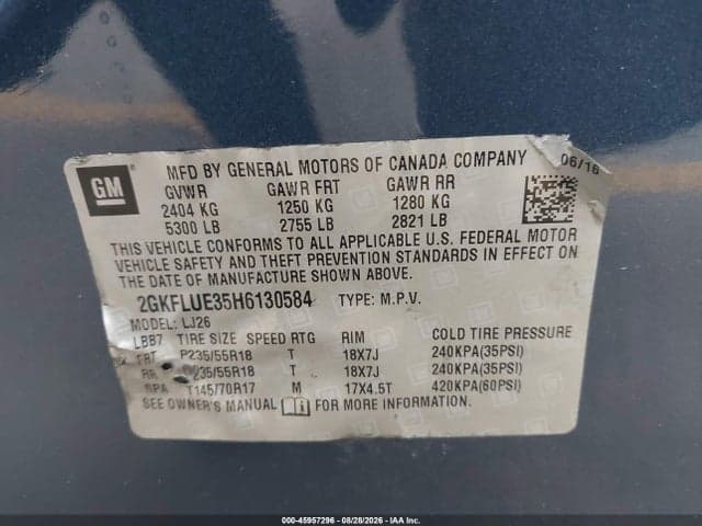 2017 GMC TERRAIN SLT 9