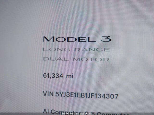 2018 TESLA MODEL 3 LONG RANGE/PERFORMANCE 16