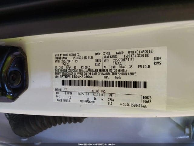 2018 FORD F-150 XL 9