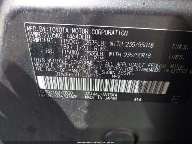 2017 TOYOTA RAV4 SE 9
