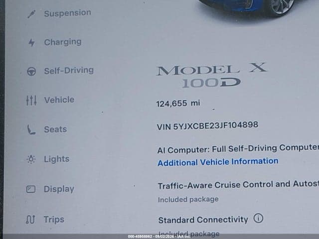 2018 TESLA MODEL X 100D/75D/P100D 14