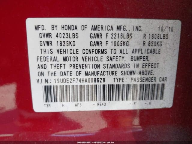 2017 ACURA ILX PREMIUM PACKAGE/TECHNOLOGY PLUS PACKAGE 6