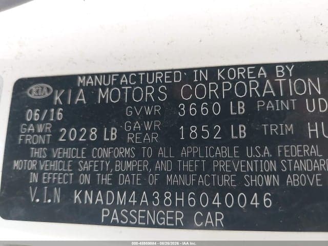 2017 KIA RIO LX 9