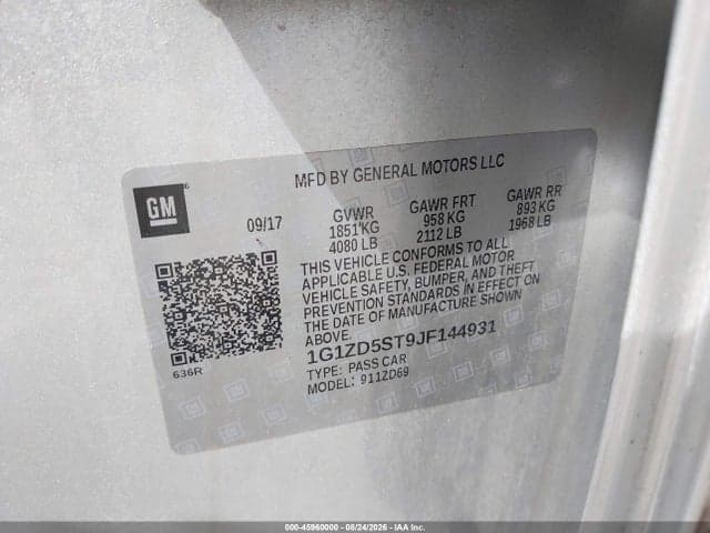 2018 CHEVROLET MALIBU LT 9
